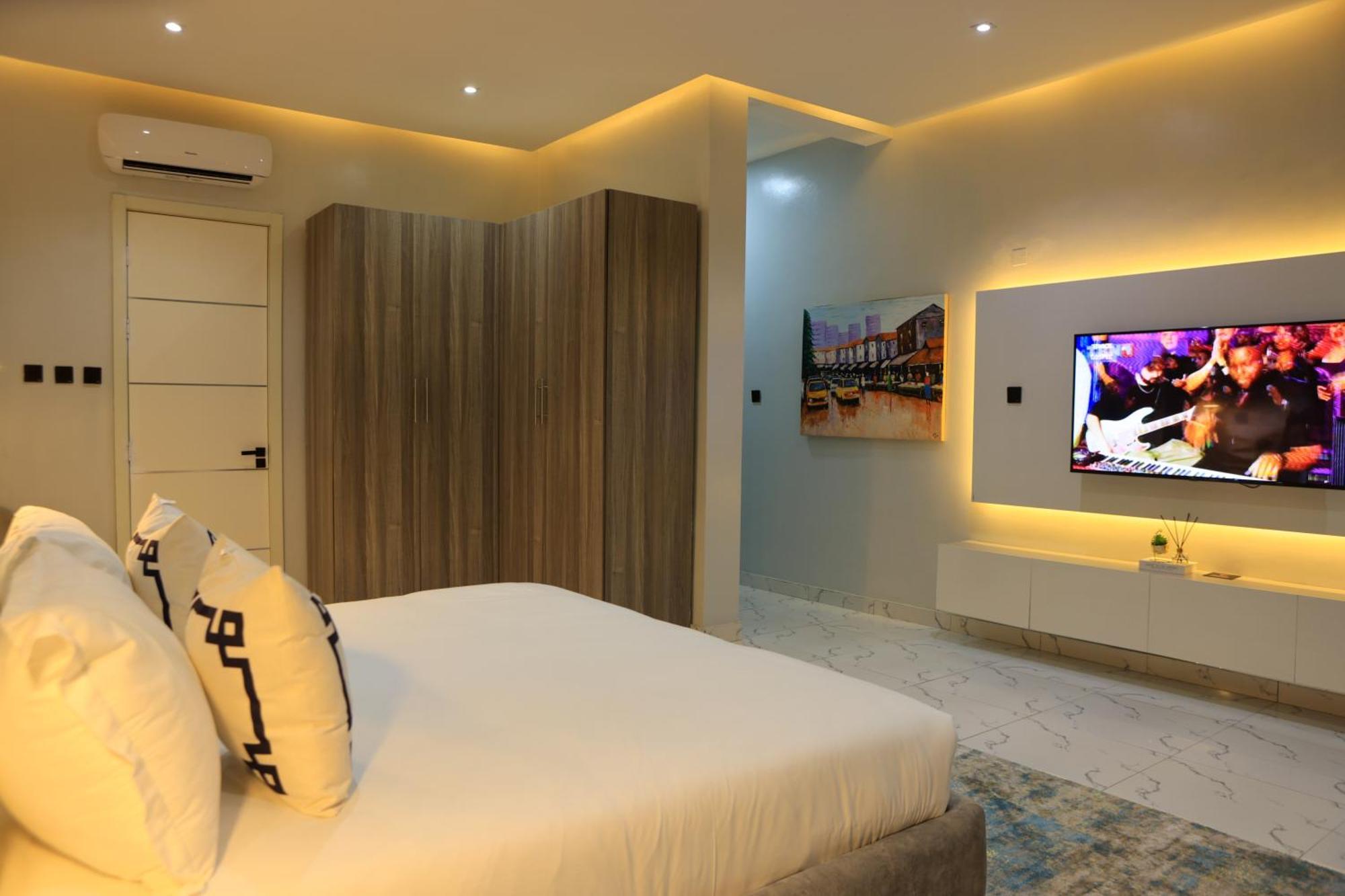 George Residence Ikoyi Lagos Zimmer foto