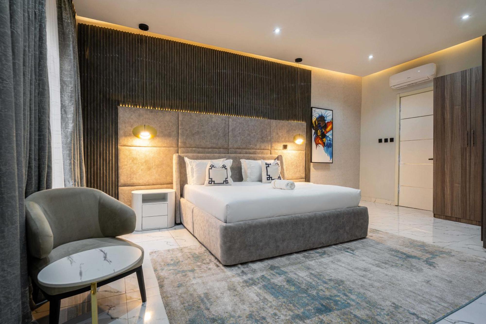 George Residence Ikoyi Lagos Zimmer foto